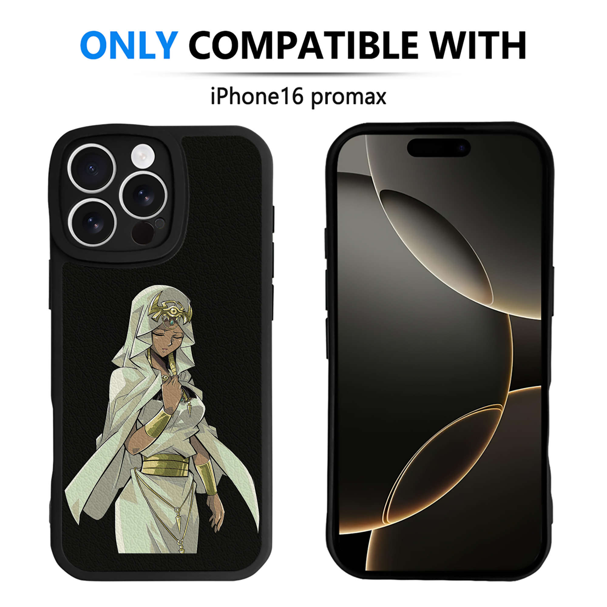 遊☆戯☆王 Yu-Gi-Oh! 【iPhone 16シリーズ対応】シリコンスマホケース（レザー調） 材質：シリコン